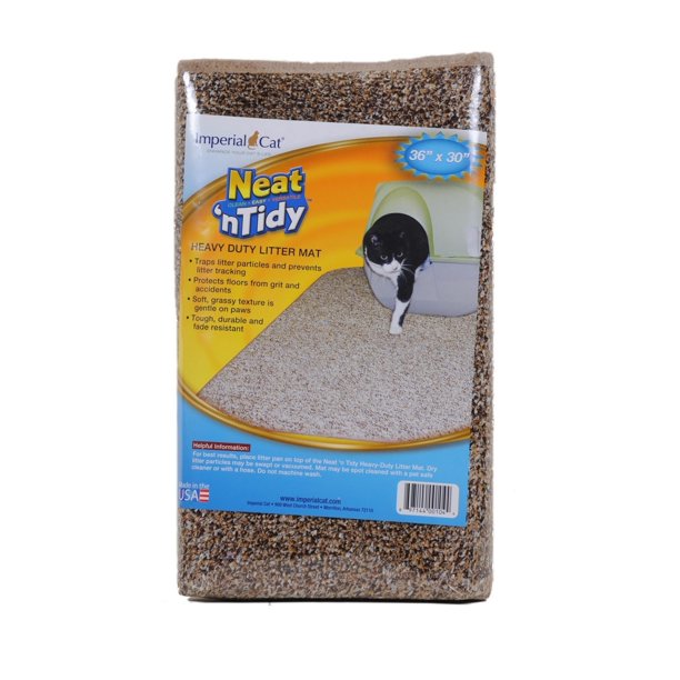 Imperial Cat, Neat N Tidy Cat Litter Mat, Gray