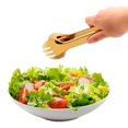 thumbnail image 3 of Iaxsee Paquete De 2 Pinzas Para Ensalada Doradas De Acero Inoxidable De 9 Pulgadas, Antideslizantes Y De Fácil Agarre, Clip De Bloqueo Inteligente, Práctico Utensilio Para Cocinar, Servir Barbacoa, Bu, 3 of 5