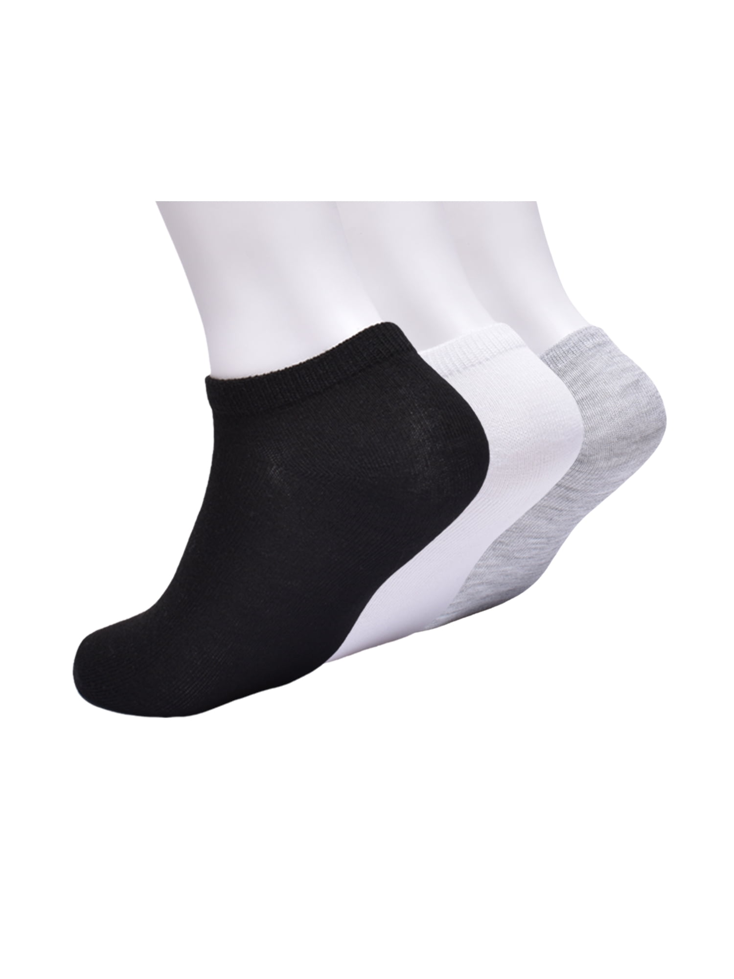 Wonder Nation Boys 3-Pack No Show Socks, Shoe Sizes S (4.5-8.5) - L (3-9)