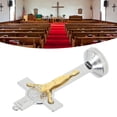 thumbnail image 4 of Crucifix, Argent Doré Design Compact Durable Debout Crucifix pour le Lieu de Travail, 4 of 8