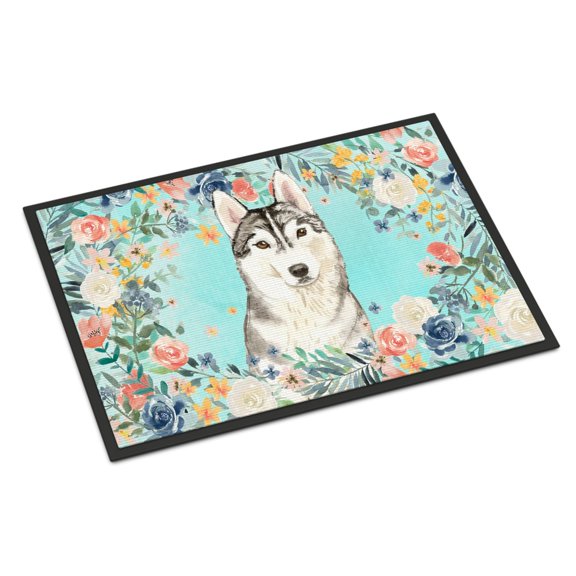 Siberian Husky Door Mat