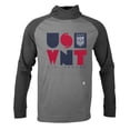 thumbnail image 2 of Men's-Levelwear  Gray USWNT Uproar Raglan Long Sleeve Hoodie T-Shirt, 2 of 3