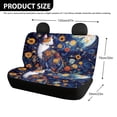 thumbnail image 4 of Chririnla Car Seat Covers for Interior Automotive, Cat and Daisy Pattern Design 2pcs Car Rear Seat Covers Non-Slip Comfortable, 4 of 7