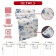 thumbnail image 5 of Blue Brown Coastal Short Table Runner 36 Inches Long,Nautical Summer Beach Sea Turtle Cotton Linen Table Runners Dresser Scarves,Tabletop Scarf Furniture Cover for Home Dinner Party Decor 13"x36", 5 of 8