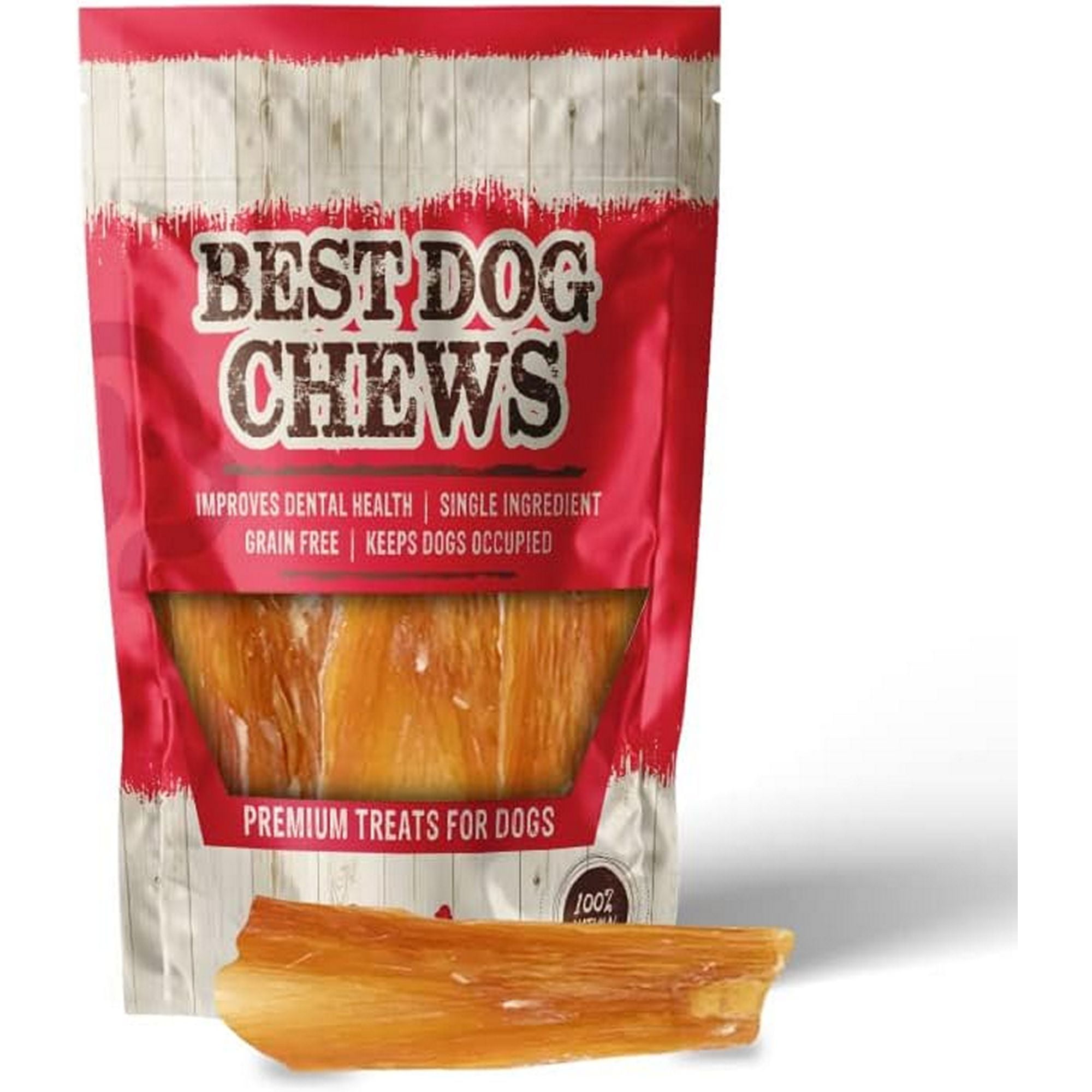 Best Dog Chews Beef Tendons Backstrap Strips 6" (6 Count, 3060g