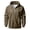 Green, variant on Iaqnaocc Mens Hoodies Half Zip Pullover Casual Fashion Long Sleeve Drawstring Big and Tall Fall Winter Hoodie Sweatshirt Brown 4XL