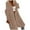 Khaki, variant on Jacket for Women Trendy Fuzzy Textured Hooded Open Front Long Cardigan Cable Knit Sweaters Lightweight Coat