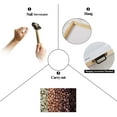 thumbnail image 5 of Kitchen Canvas Wall Art Coffee Bean Picture Dining Room Canvas Painting for Coffee Shop Home Wall Decor, Coffee Berry Framed Artwork for Kitchen Restaurant Decoration Ready to Hang (12" Hx18 W), 5 of 6