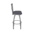 thumbnail image 2 of 820 Catalina Stainless Steel 30" Swivel Bar Stool with Canter Storm Seat, 2 of 4