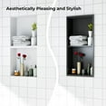 thumbnail image 4 of Niche de Douche 12 * 24 Po Niche Murale en Acier Inoxydable pour Rangement Installation Facile, 4 of 6