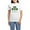 With Blue Strpe Pant, variant on CafePress - Farrell Shamrock Women's Light Pajamas - Women's Short Sleeve Print T-Shirt and Pants Light Cotton Pajama Set