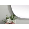 thumbnail image 7 of Metal Frame Oval Mirror 24x36 Inch in Brass, 7 of 7