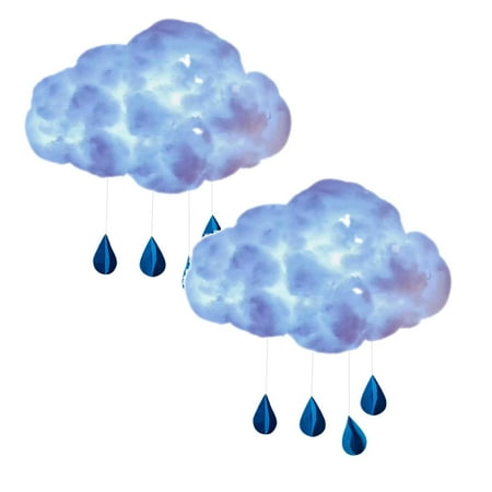 

NGHnuifg Children DIY LED Warm White Clouds Lamp Night Light Cloud Creative Handmade30ml 13 Birthday Decorations for Boys Light up Dinosaur Projector for *2PCS