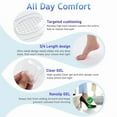 thumbnail image 2 of Pinkiou 2 Pairs Shoes Insole Gel Clear Insole for High Heel Foot Arch Support Women Foot Care Accessory, 2 of 5