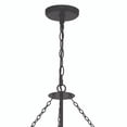 thumbnail image 6 of Vanity Art 10 Candle Style Light Wagon Wheel Chandelier Light Fixture | Modern Hanging Ceiling Lights Fixtures for Dining Room Living Room Bed Room, Kitchen, Classic Black/Brass Dust, SJT31910BK-BD, 6 of 9
