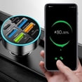 thumbnail image 5 of 4 Port USB Fast Car Charger Adapter 100W PD QC3.0 for Phones, 5 of 8