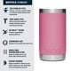 thumbnail image 3 of Botella YETI Rambler Jr. 350 ml para niños con tapa de paja Harbor Pink, 3 of 7