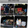 thumbnail image 3 of Uourmeti Neon Splash Colorful Skull Pattern Easy to Clean Cargo Liner Dust-proof 29" x 39" SUV Cargo Liner Vehicle Interior, 3 of 7
