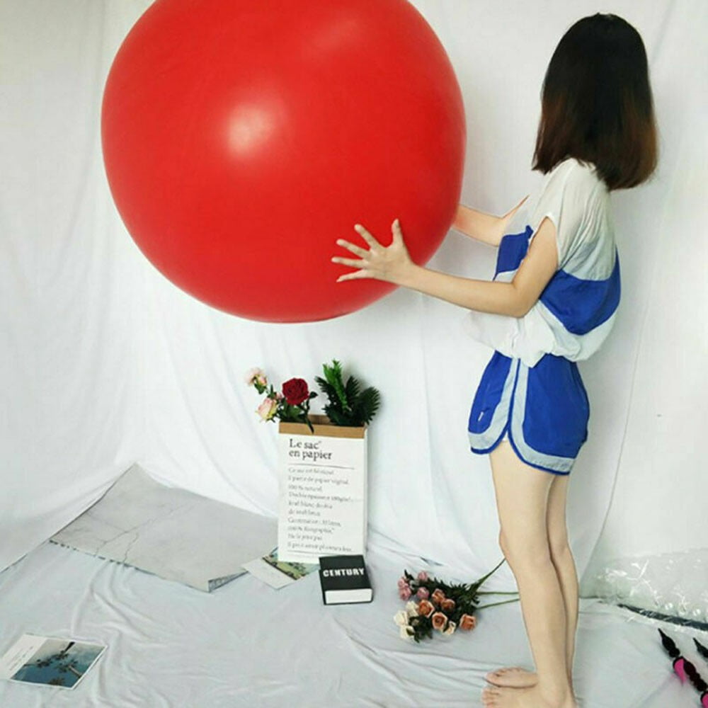 2Pcs 72 Inch Latex Giant Human for Egg Balloon Round Funny Game Balloon Toys