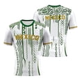 thumbnail image 2 of Zimjoy 2026 Mexico Soccer Jersey for Men Crew Neck Short Sleeve Aztec Calendar Graphic Short Sleeve Fan Shirt for Game Day Travel Streetwear and Casual Wear White L, 2 of 6
