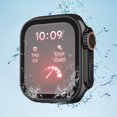 thumbnail image 1 of Estuche para reloj con protector de marco de vidrio para pantalla para Apple Watch (negro amarillo 40 mm), 1 of 5