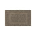 thumbnail image 2 of Jean Pierre New York Sophie Border 100% Cotton Bath Mat - Non-Slip Bath Rug - Brown Cappuccino - 20" x 32", 2 of 8