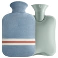 thumbnail image 1 of Hot Water Bottle Heat Up and Refreezable Hot Cold Pack with Classic Striped, 1 of 5