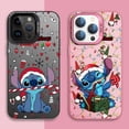 thumbnail image 2 of Funda de teléfono navideña Disney Stitch para Apple iPhone 15 Pro Max 13 14 Plus 12 11 Pro 8 7 plus XS MAX mate, 2 of 5