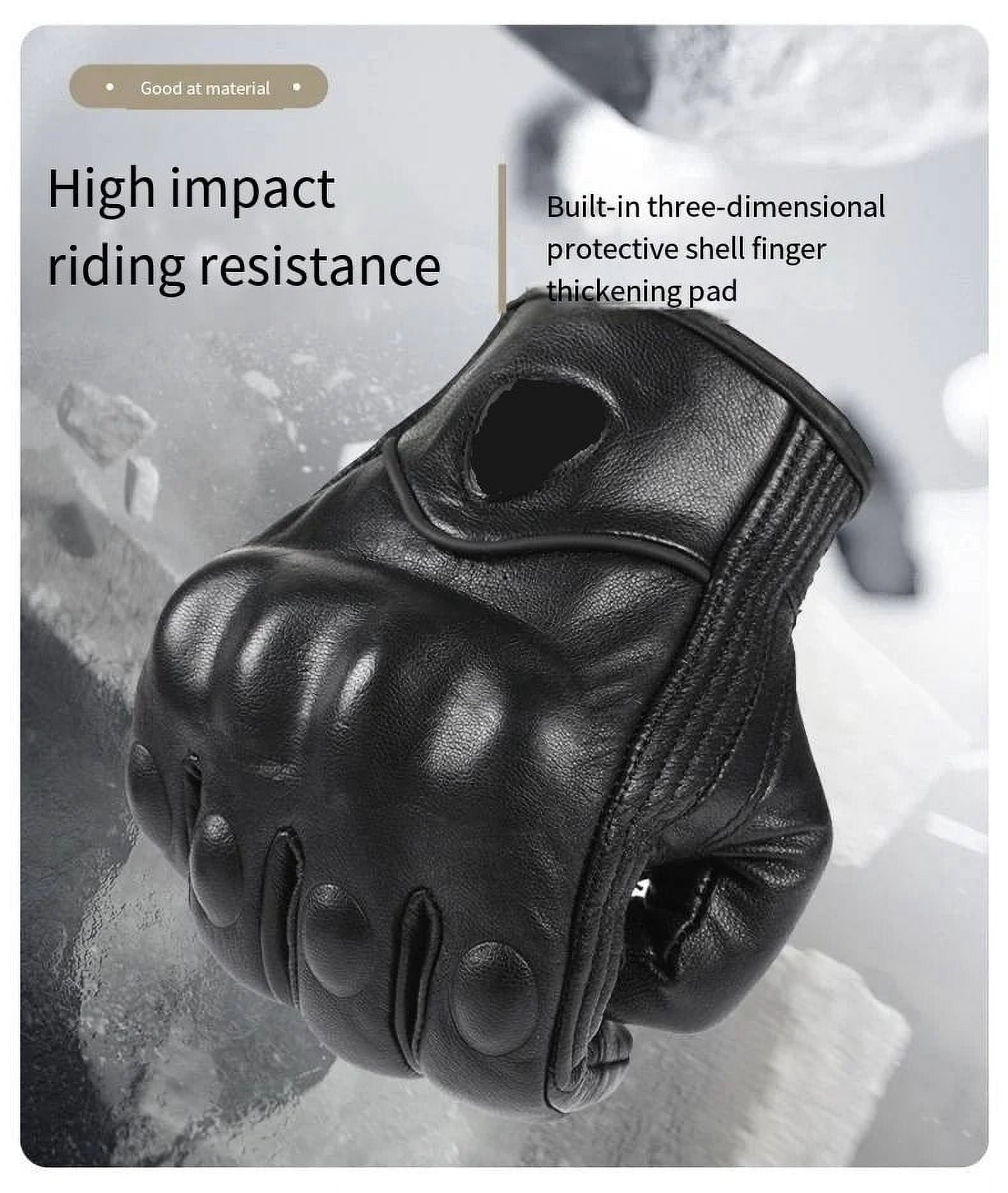 Motorcycle Gloves Touch Men Goatskin Sports Cycling Gloves Motorbike Guantes