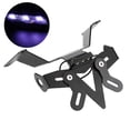 thumbnail image 4 of Akozon Motorcycle LED License Plate Frame  Aluminium Plate 5050 White Light Anodized  Protective Layr  Bracket License Plate Fit For  CB650R CBR650R 2019-2020, 4 of 8