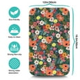 thumbnail image 5 of 2 Pack Washable Rubber Multicolored Flower Leaves Dish Drying Mats for Kitchen Counter Home Large Coffee Bar Pad Accessories and Decor for Utensils Stemware (2pcs 19.5''x12''), 5 of 6