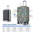 thumbnail image 6 of Xecao Foxes and Birds in Forest print Elastic Luggage Cover, with double-sided print , is perfect for travel, business, and daily use, 6 of 9