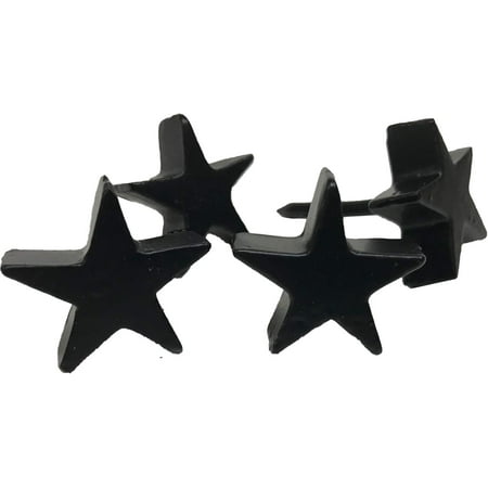 

STAR HEAD - Clavos Nails - Black Iron Decorative nails (25)