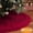 Burgundy, variant on Christmas Tree Skirt, Knitted Christmas Tree Skirt for Christmas Tree Decorations Xmas Warm Xmas Holiday Decor(48 inch,Burgundy)