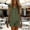 Green, variant on YTCAMLO Button Down Womens Cotton Rompers Casual Beach Baggy V Neck Linen Short Jumpsuits Folded Hem Wide Leg Summer Outfits