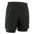 thumbnail image 3 of Men 2 in 1 Running Shorts Quick Drying Breathable Active Training Exercise Jogging Marathon Cycling Shorts, 3 of 7