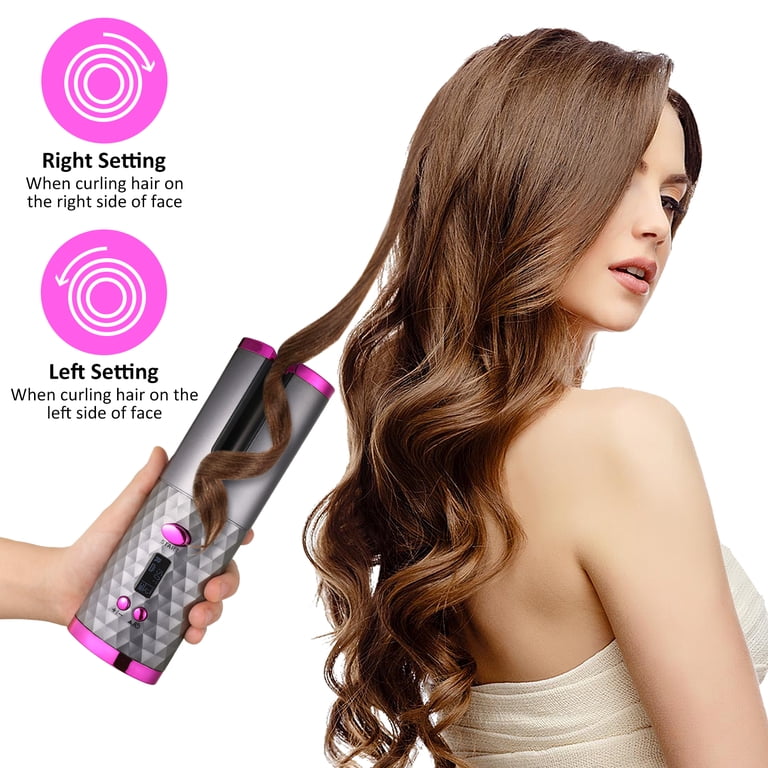 Cordless Hair Curler-Cordless USB Rechargeable Automatic  display picture 3