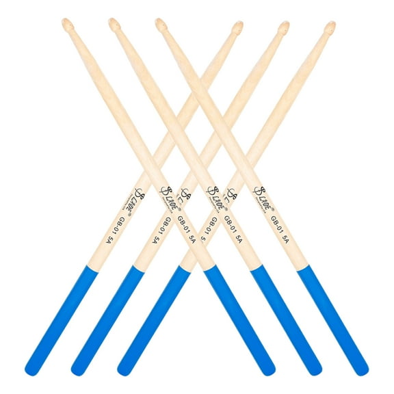 3 Pairs Maple Sticks Natural Drumstick Musical Drumstick Acoustic Drum Sticks Drum Sticks Wood Drum Stick Child