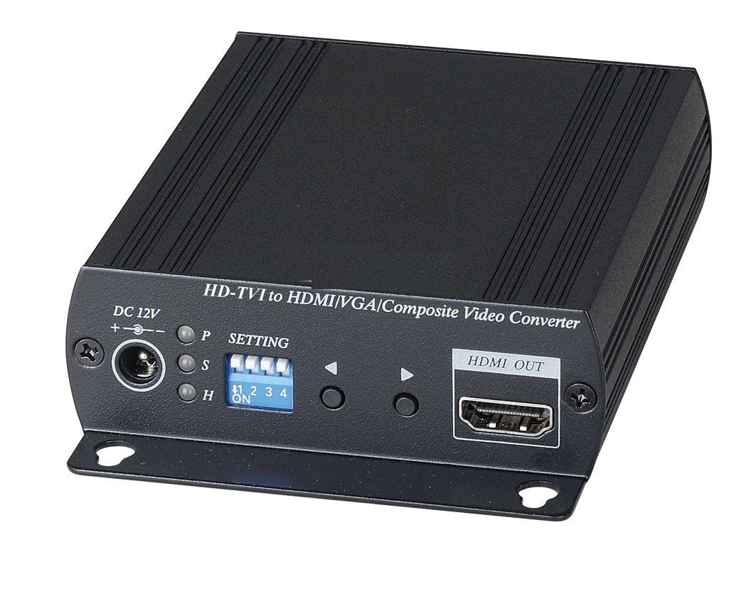 BlueCCTV CCTV HD TVI Video Converter Converters HDMI, BNC, VGA Three in One  Supports  PIP  Loop Out