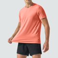 thumbnail image 2 of NIEWTR Men's T Shirt Short Sleeve Crew Neck T-Shirt Casual Summer Classic Basic Tee Shirts（Orange,2XL), 2 of 7