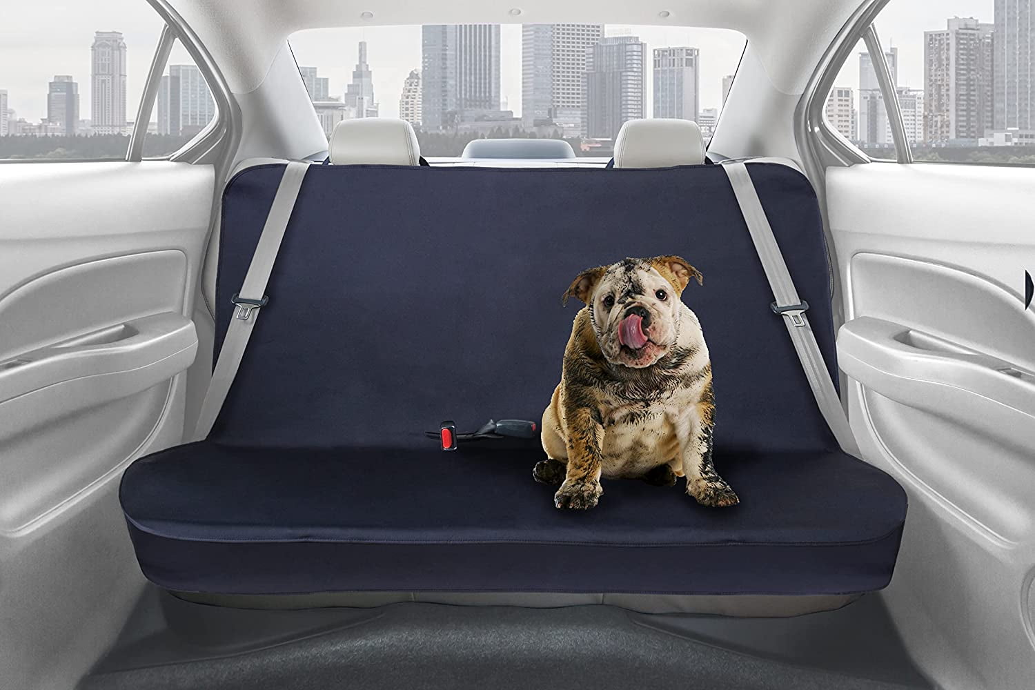 Goodyear Waterproof Car Back Seat Covers, Made of Liquid and Stain
