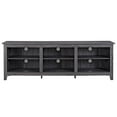 thumbnail image 5 of Pemberly Row Meuble Télé Multimédia Simple en Bois de 70 Pouces Console de Rangement - Charbon, 5 of 5