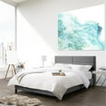 thumbnail image 3 of Atlin Designs Fabric Tufted Double/Full Size Bed in Light Gray, 3 of 10