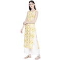 thumbnail image 2 of eloria Women's Fashion Stylish Printed Sleeveless Kurti In Round Neck Design, 2 of 5