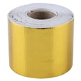 thumbnail image 1 of 1 rollo de cinta adhesiva reflectante de aluminio dorado para protección térmica de coche (10 m x 5 cm), 1 of 14
