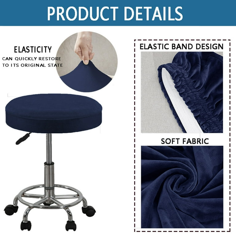 Stool Covers Square Cheap Chair Seat Cover With Elastic Straps