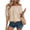 Khaki #018, variant on Womens Tops Off The Shoulder Blouses for Women Dressy Casual Cute Puff Short Sleeve T Shirts Fashion 2026, M