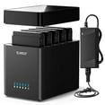 thumbnail image 4 of ORICO 5 Bay Hard Drive Enclosure for 3.5 in SATA SSD/HDD External Hard Drive Docking Station USB 3.0 to SATA 5Gbps,with 12V/6.5A Max 90TB, 4 of 12