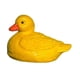 thumbnail image 2 of Estatua de pato flotante, escultura realista, coleccionable, resistente a la intemperie, decoración de jardín. Amarillo, 2 of 8