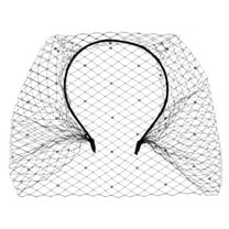 OUNONA  Funeral Veil Black Veils for Women Bandana Rave Hair Accessories Part Film Bride